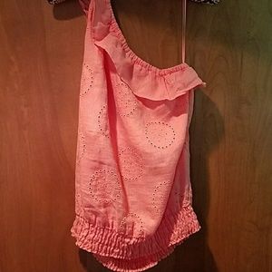 Express one shoulder top